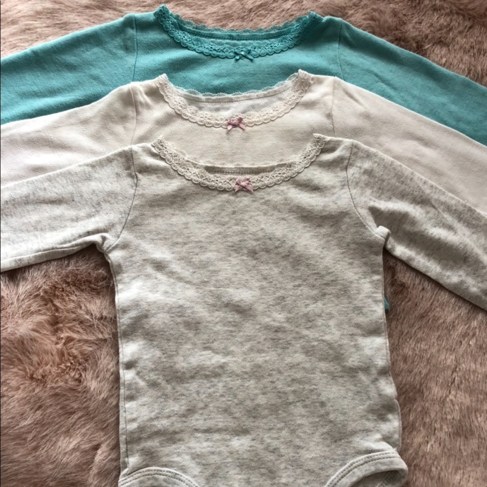 3 6m onesies